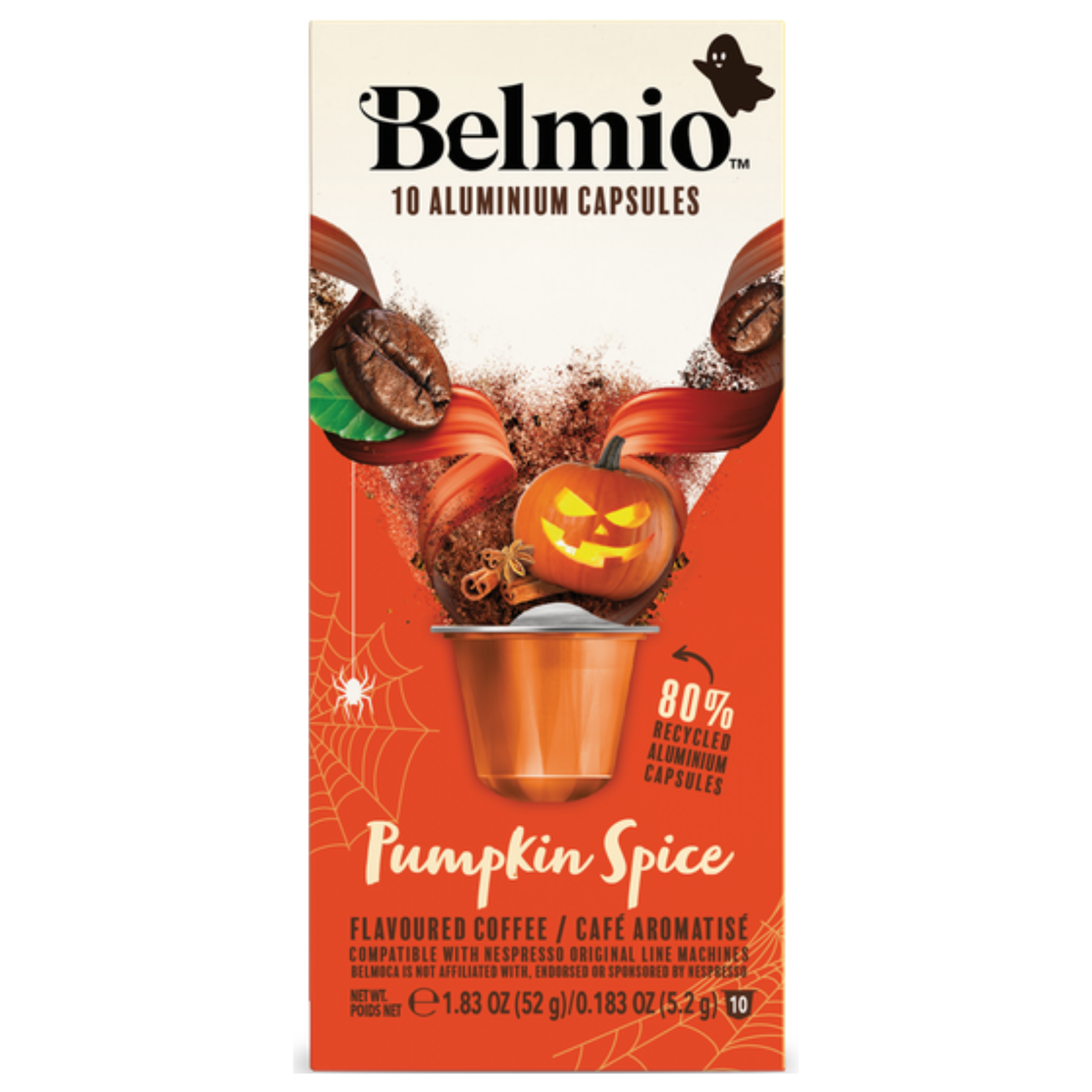 Belmio Pumpkin Spice 10бр Nespresso съвместими капсули | Belmio | Nespresso съвместими |