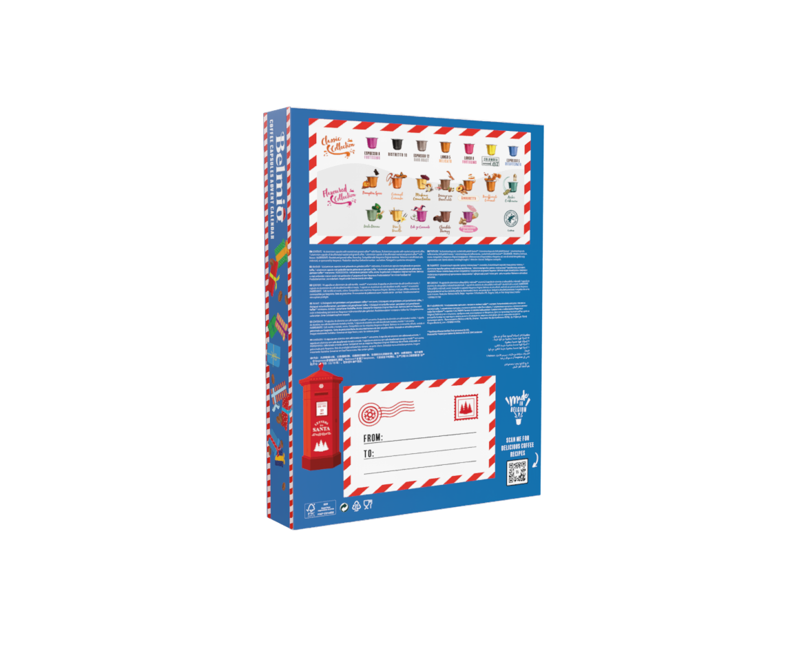 BELMIO advent calendar -24 бр.неспресо съвместими капсули | Kimbo | Друго |
