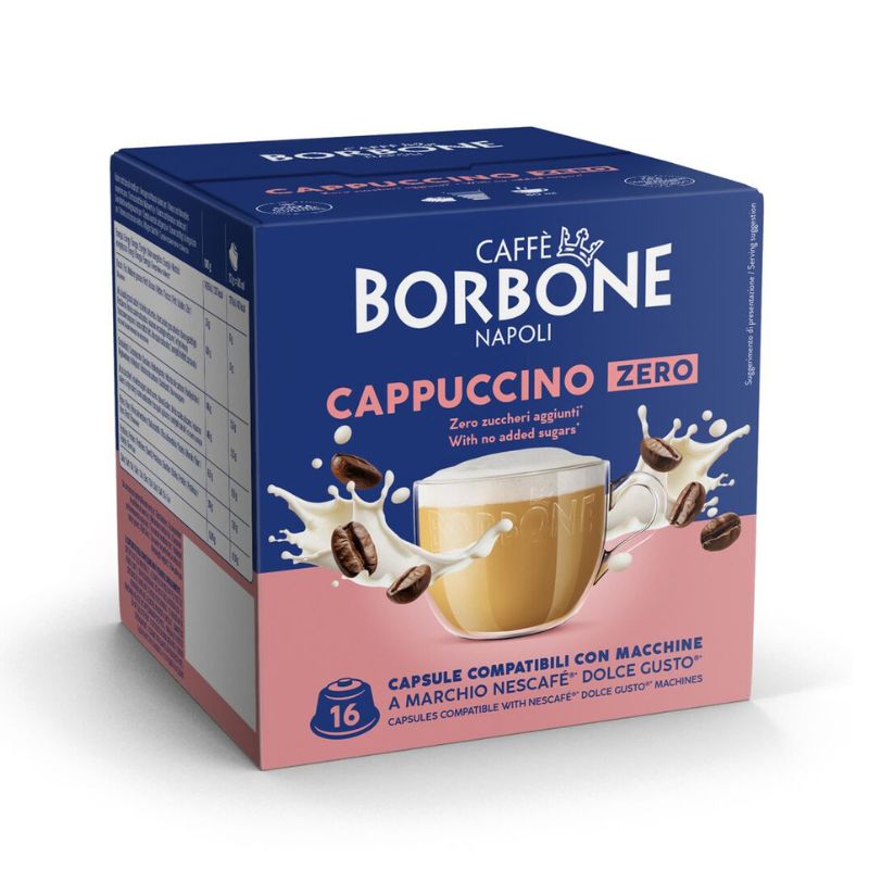 Borbone Cappuccino ZERO - капсули Dolce Gusto 16бр | Nescafe Dolce Gusto съвместими | Кафе капсули |