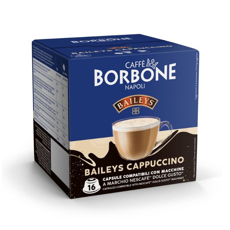 Borbone Cappuccino Baileys - капсули Dolce Gusto 16бр | Nescafe Dolce Gusto съвместими | Кафе капсули |