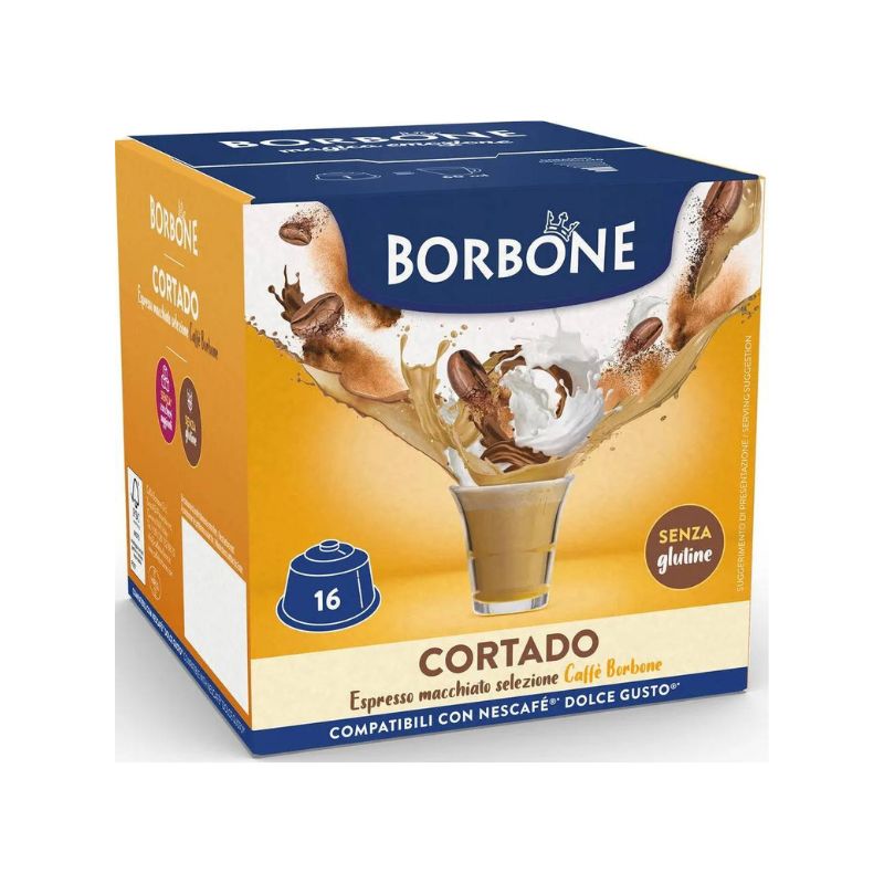 Borbone Cortado - капсули Dolce Gusto 16бр | Nescafe Dolce Gusto съвместими | Кафе капсули |