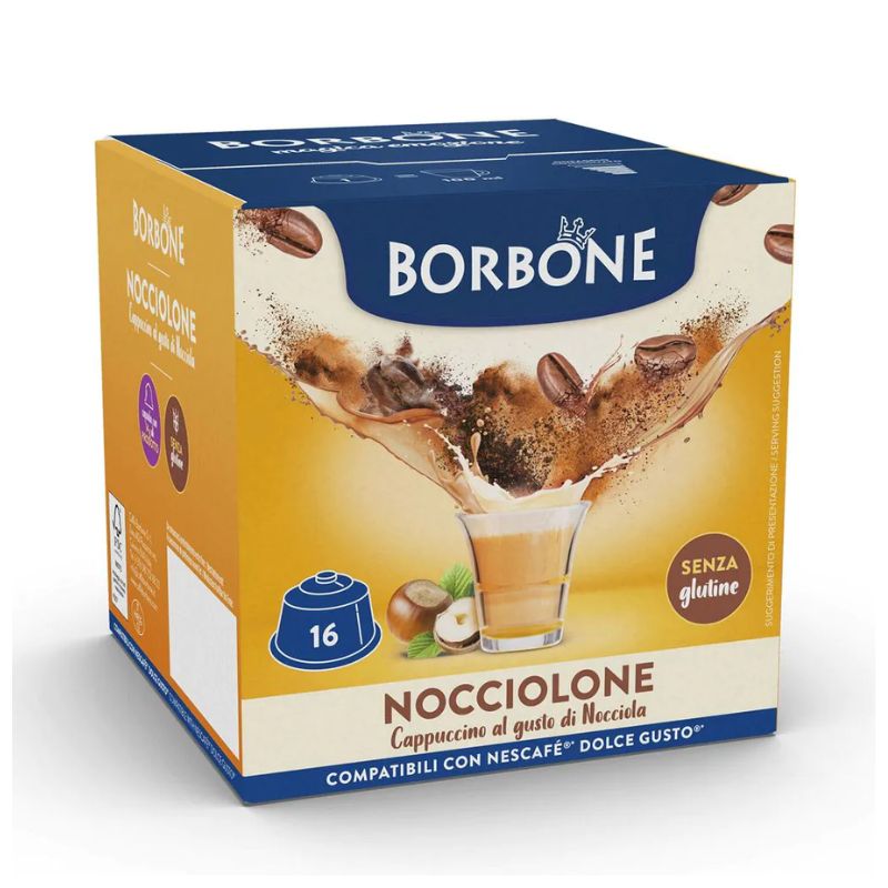 Borbone Nocciola - капсули Dolce Gusto 16бр | Nescafe Dolce Gusto съвместими | Кафе капсули |