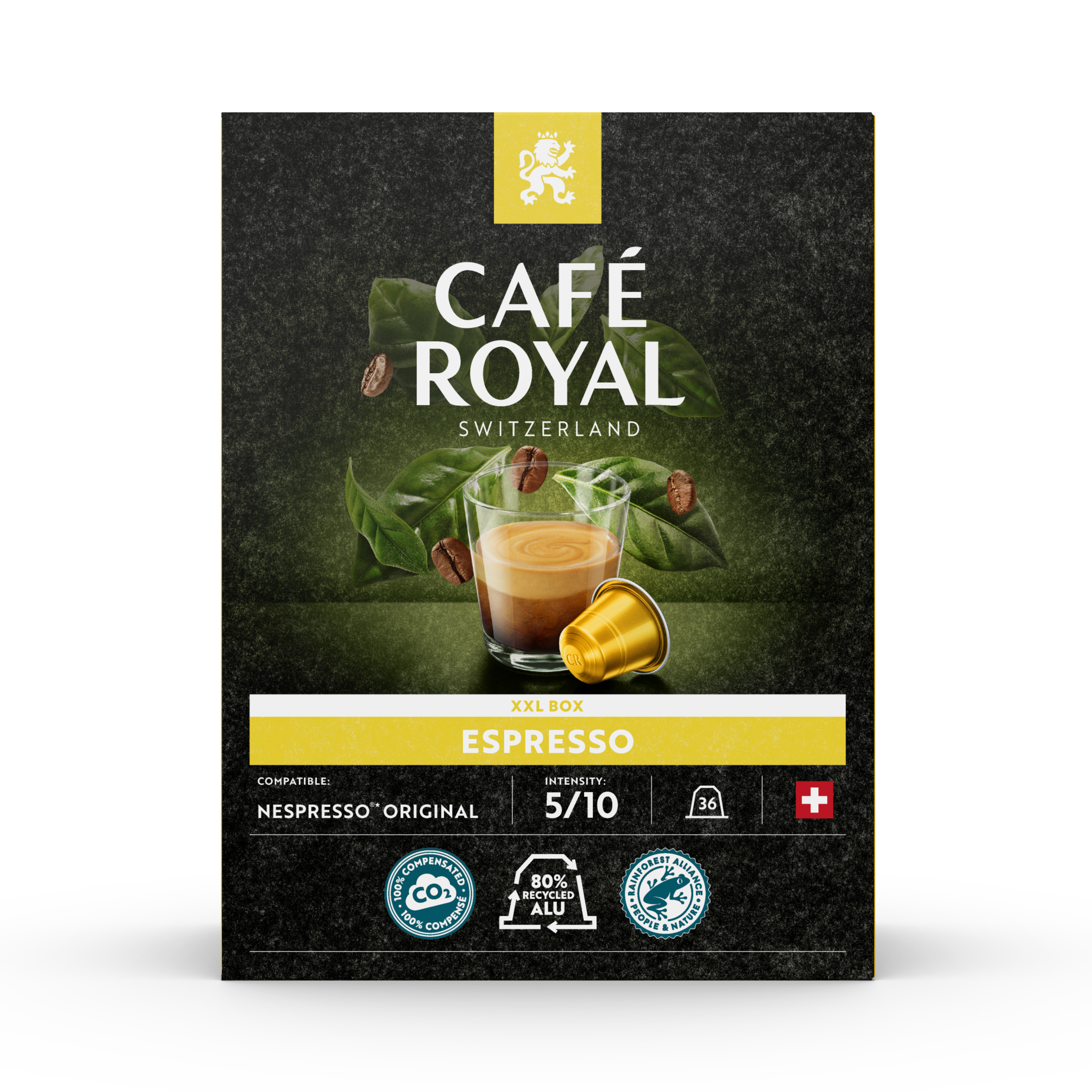 Café Royal Espresso 36  compatible Nespresso aluminium coffee capsules
