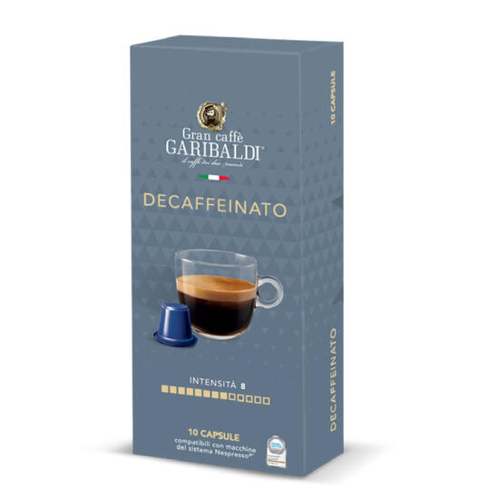 GARIBALDI Decaffeinato – капсули Nespresso® 10 бр.