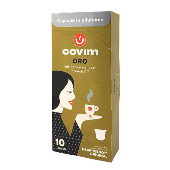 COVIM Alluminio Oro - капсули Nespresso® 10 бр