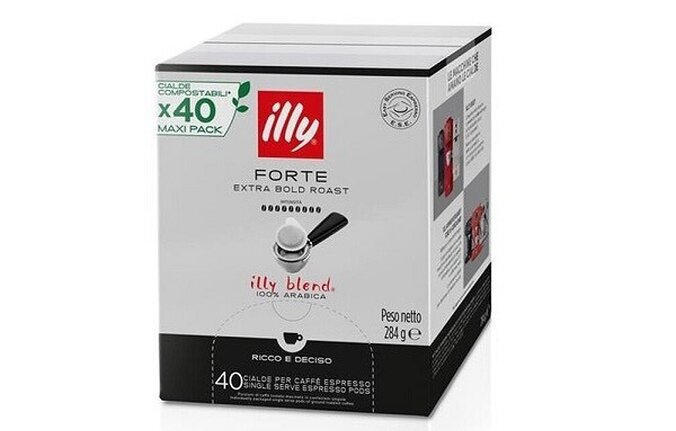 illy forte моно дози - 40 бр. в кутия, e.s.e. падове | Е.S.E моно дози | Кафе дози |