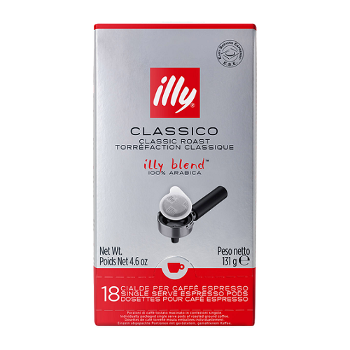 illy espresso mono doses - 18 pcs, e.s.e. pads