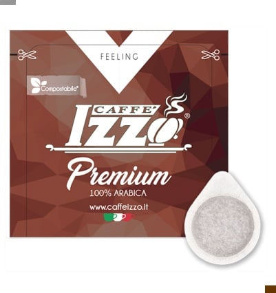 Izzo Premium 100% Арабика 1бр моно дози | Е.S.E моно дози | Кафе дози |