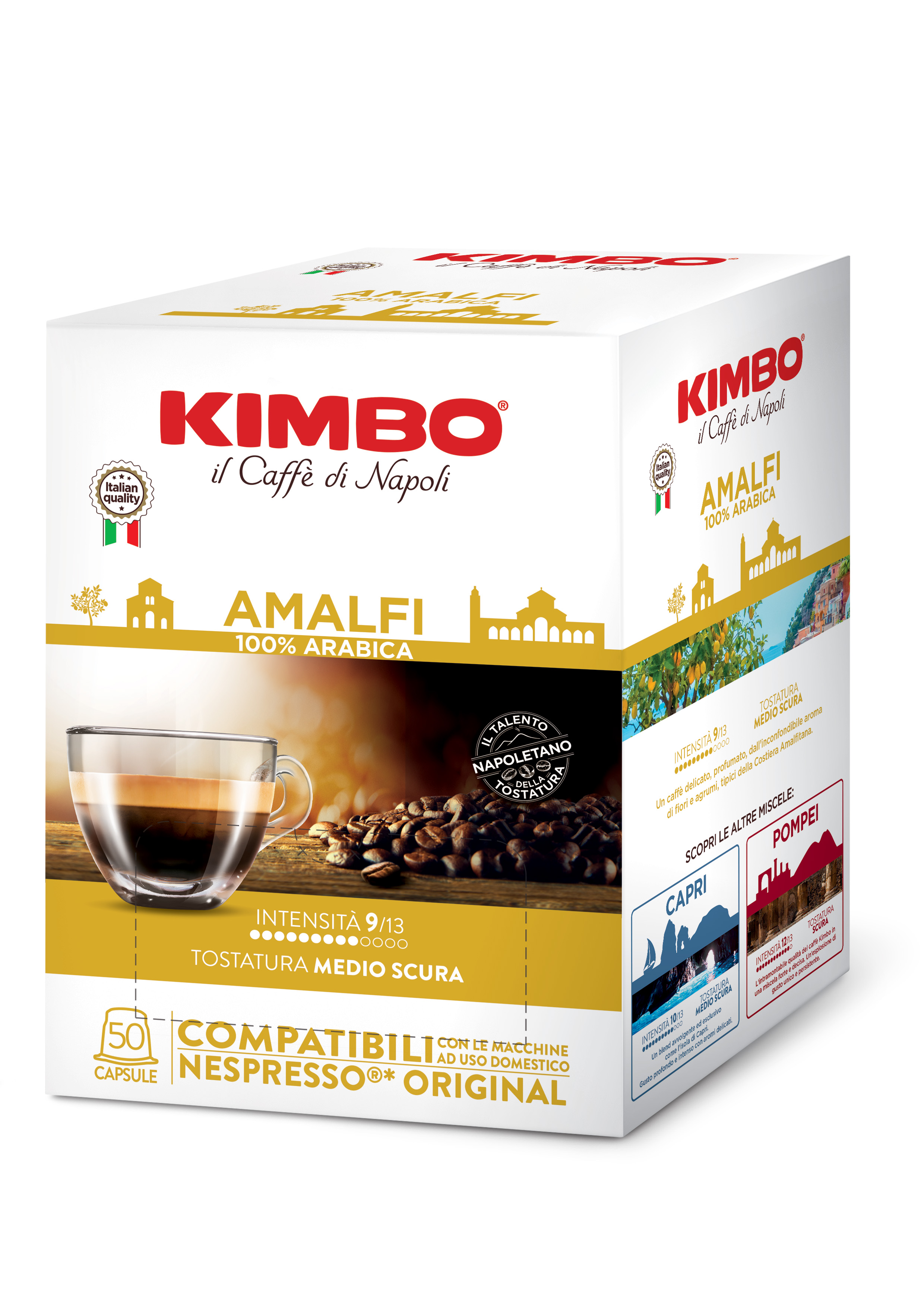 Kimbo  Kimbo AMALFI 100% ARABICA Nespresso съвместими| Nespresso | Кафе капсули |