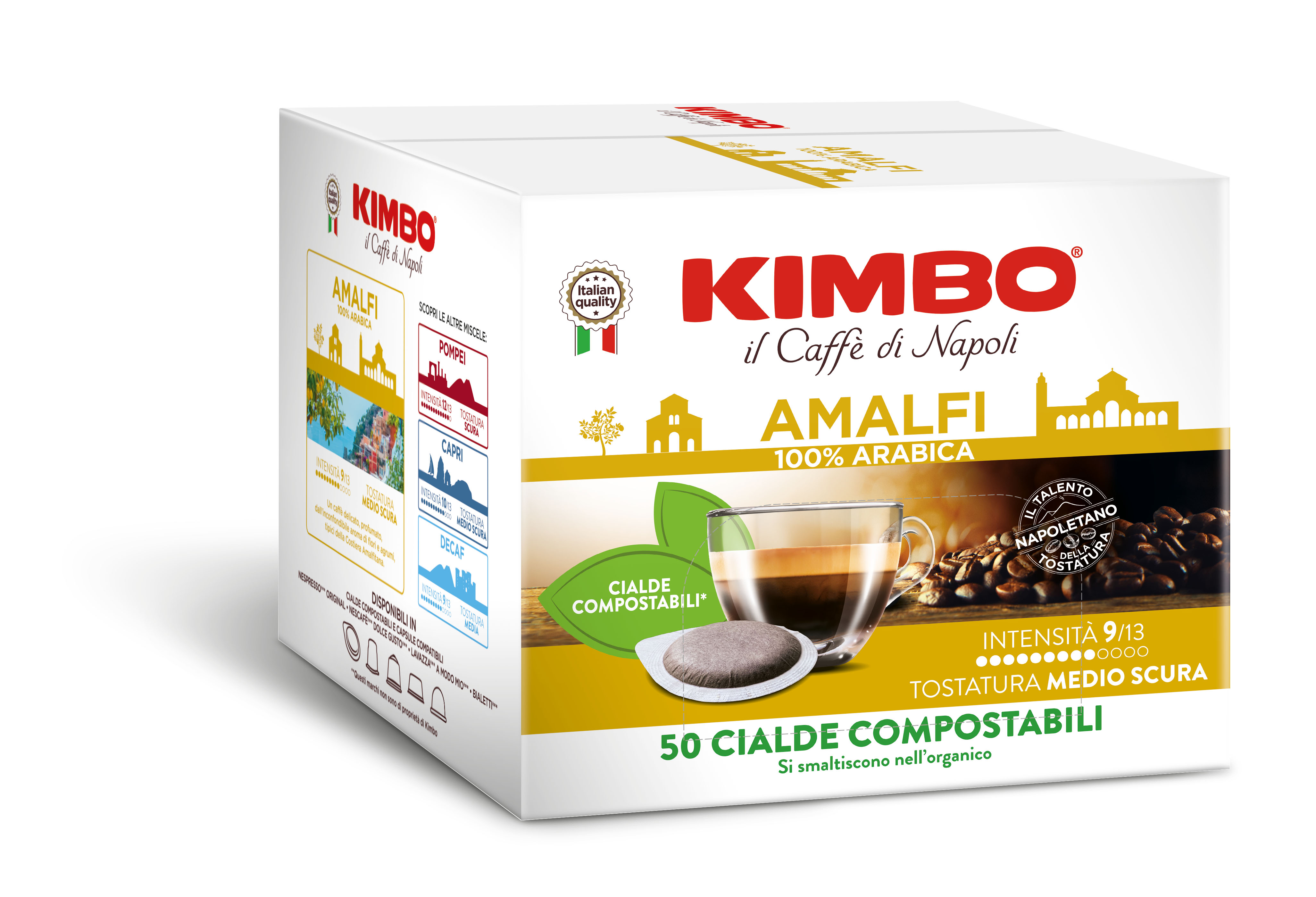 Kimbo Amalfi 50бр. E.S.E моно дози