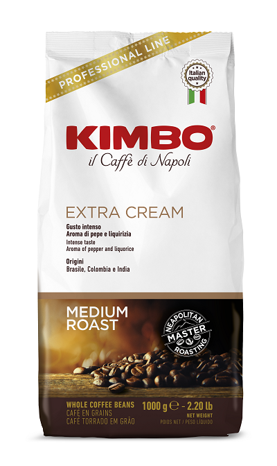 Kimbo Extra Cream кафе на зърна 1кг