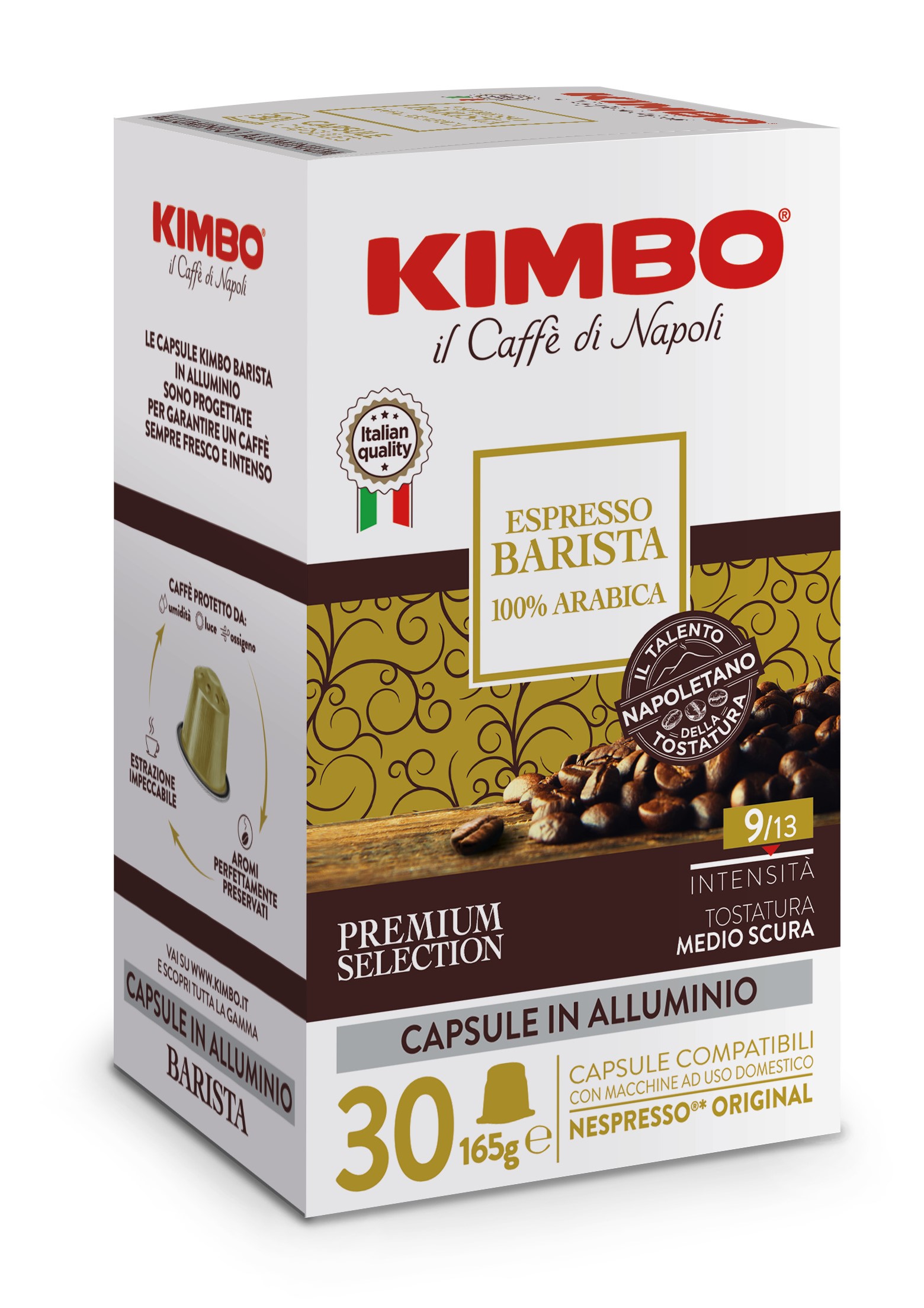 Kimbo Espresso Barista 30 бр. алуминиеви капсули за Nespresso кафемашина | Kimbo | Друго |