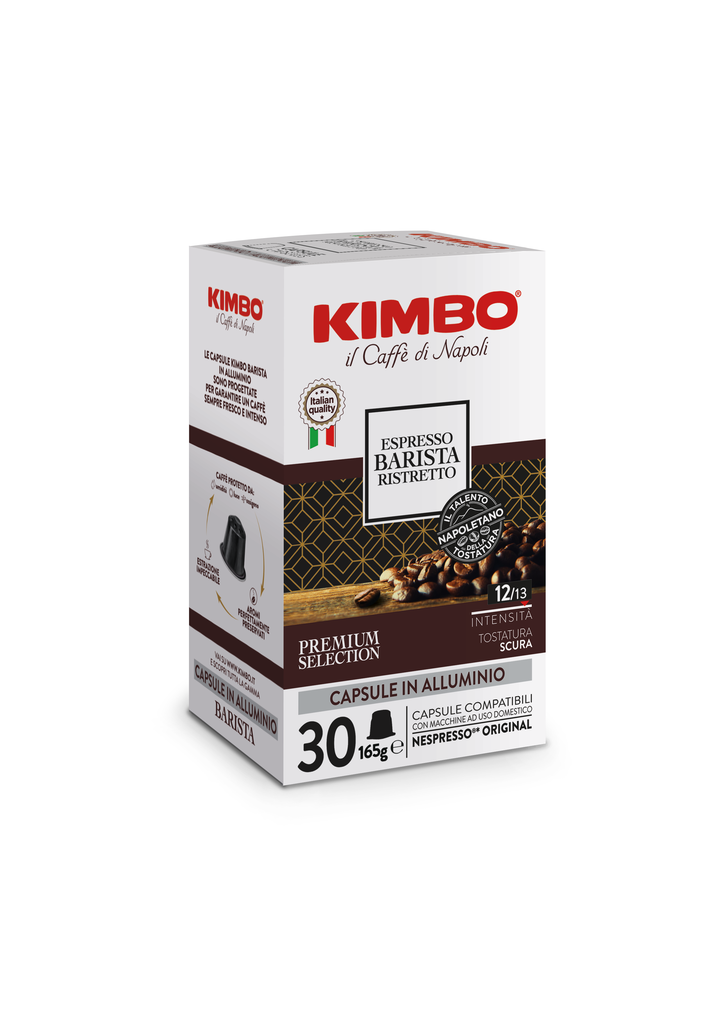 Kimbo Ristretto Barista 30 бр. капсули за Nespresso кафемашина | Nespresso съвместими | Кафе капсули |