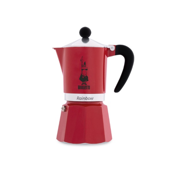 Кафеварка Bialetti Linea Rainbow червена за 3 чаши