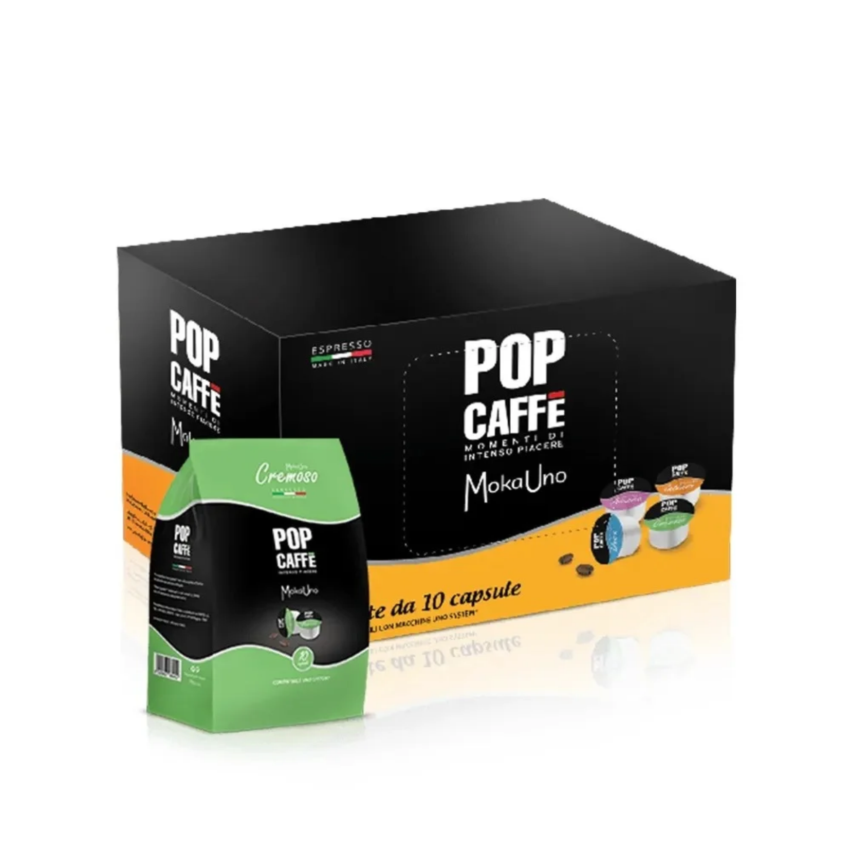 Pop Moka Caffe Cremoso Uno 10 бр | Кафе капсули | Кафе |