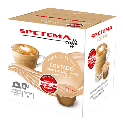 Spetema Cortado стандарт 16 бр капсули за Dolce Gusto кафемашина