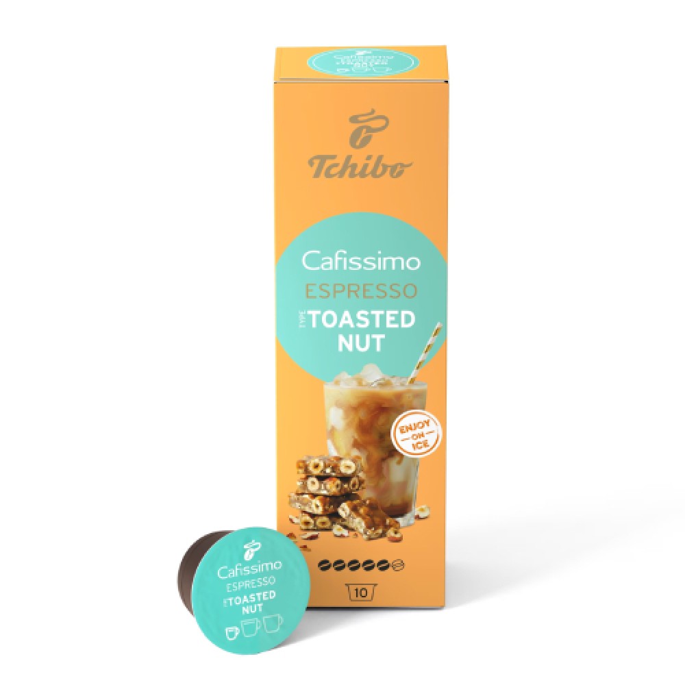 Tchibo Cafissimo Espresso Toasted nut 10бр | Caffitaly съвместими | Кафе капсули |