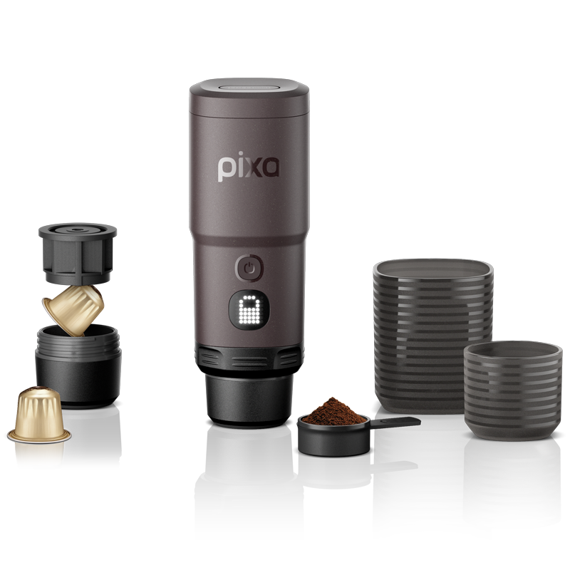 Електрическа преносима кафемашина – Wacaco® Pixapresso Dark Burgundy | Еспресо машини | Кафемашини |